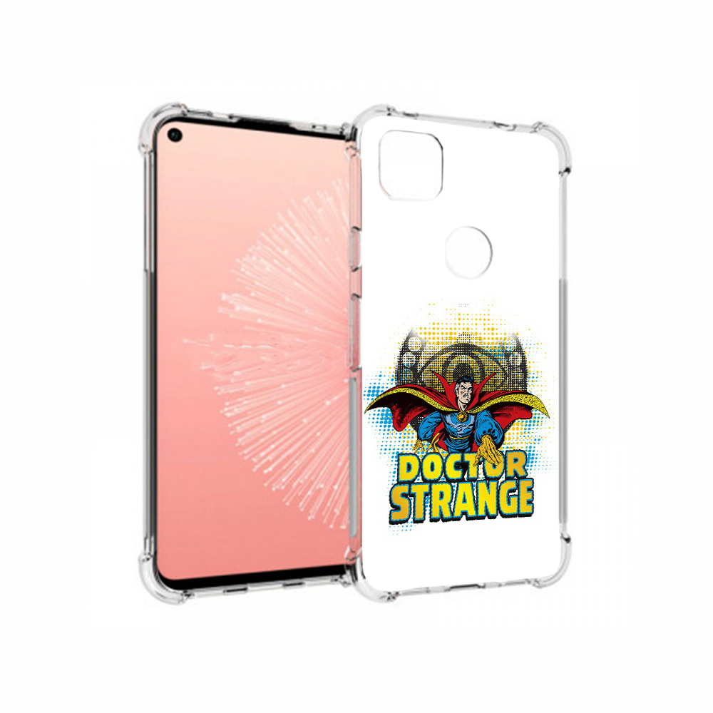 

Чехол MyPads Tocco для Google Pixel 4A доктор стренж рисунок, Прозрачный, Tocco