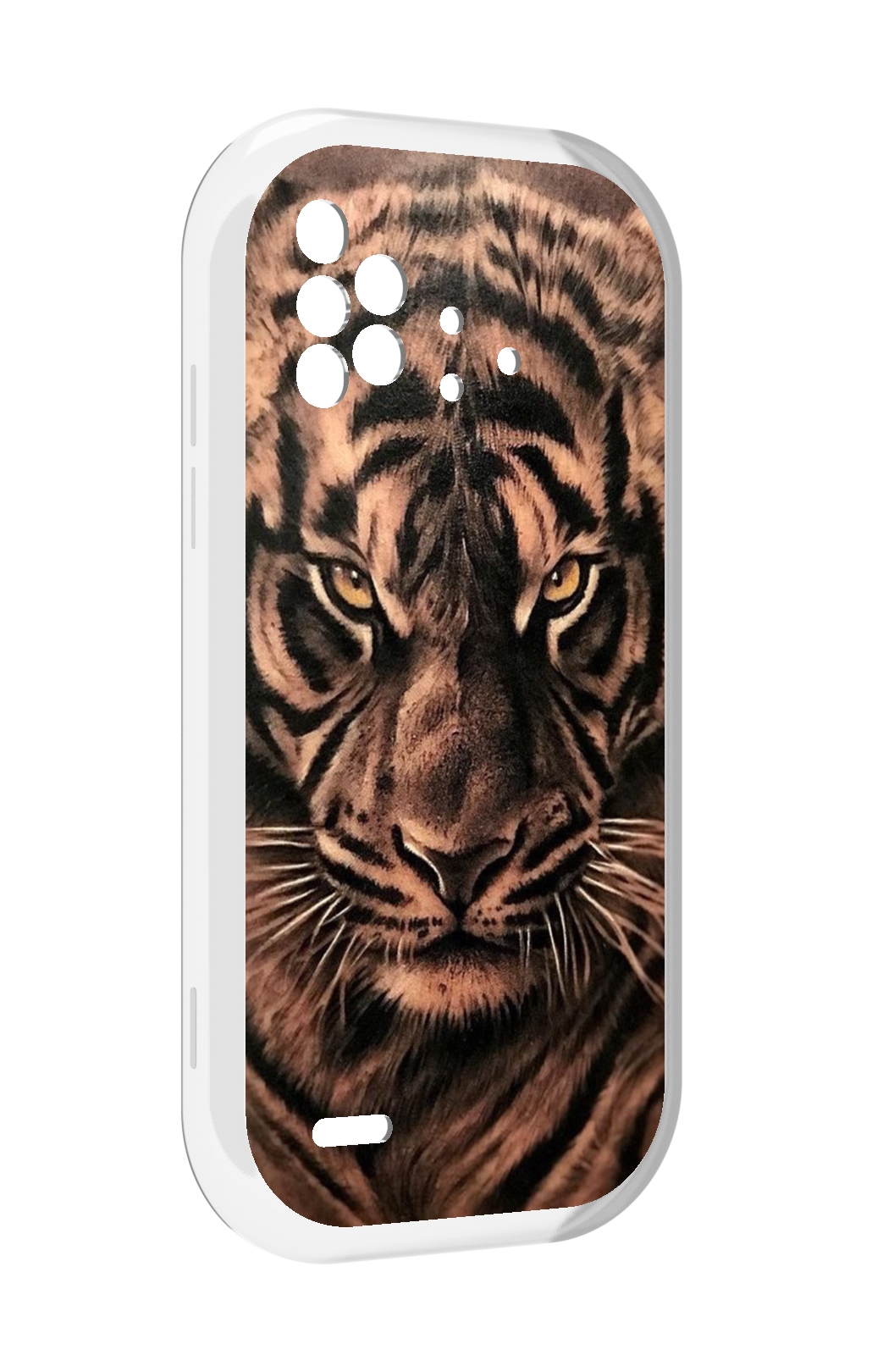 

Чехол MyPads злой-большой-тигр для UMIDIGI Bison X10 / X10 Pro, Прозрачный, Tocco