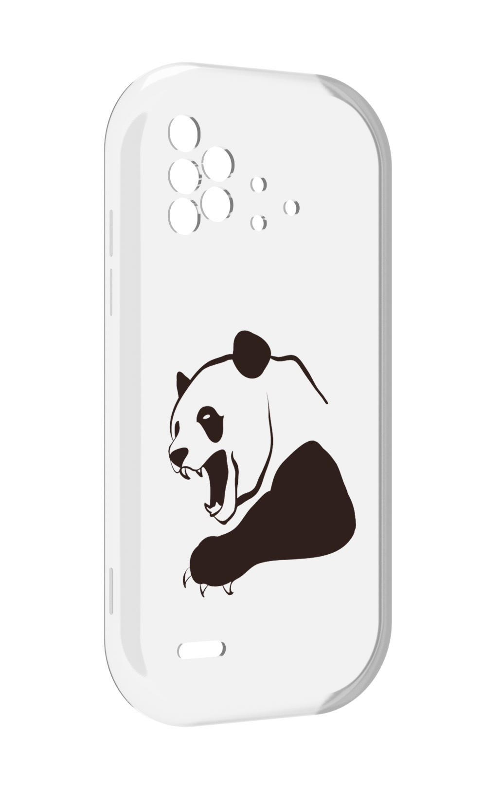 

Чехол MyPads злая-панда для UMIDIGI Bison X10 / X10 Pro, Прозрачный, Tocco