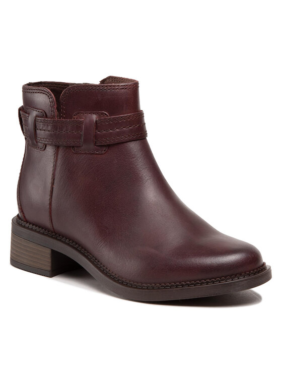 

Полусапоги Maye Ease 261679464 Clarks Темно-красный 41 EU, Maye Ease 261679464