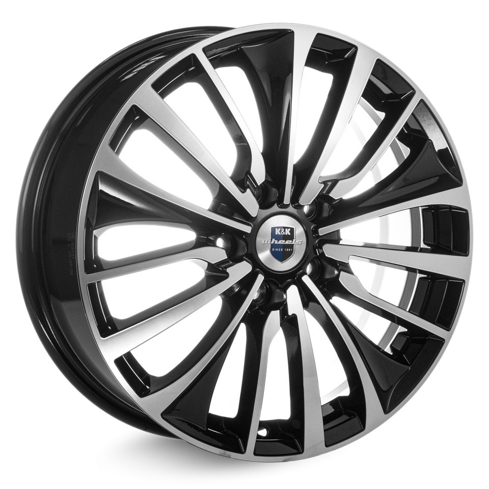 

Автодиски Кик Flanker R17x6.5 5X114.3 Et37 Cb66.6 Almaz_black КиК арт. 82280
