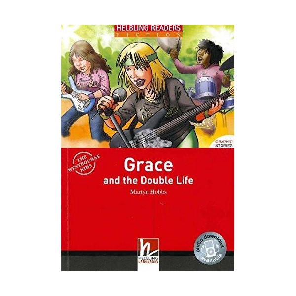 фото Книга red series graphic fiction level 3: grace and the double life + cd helbling languages