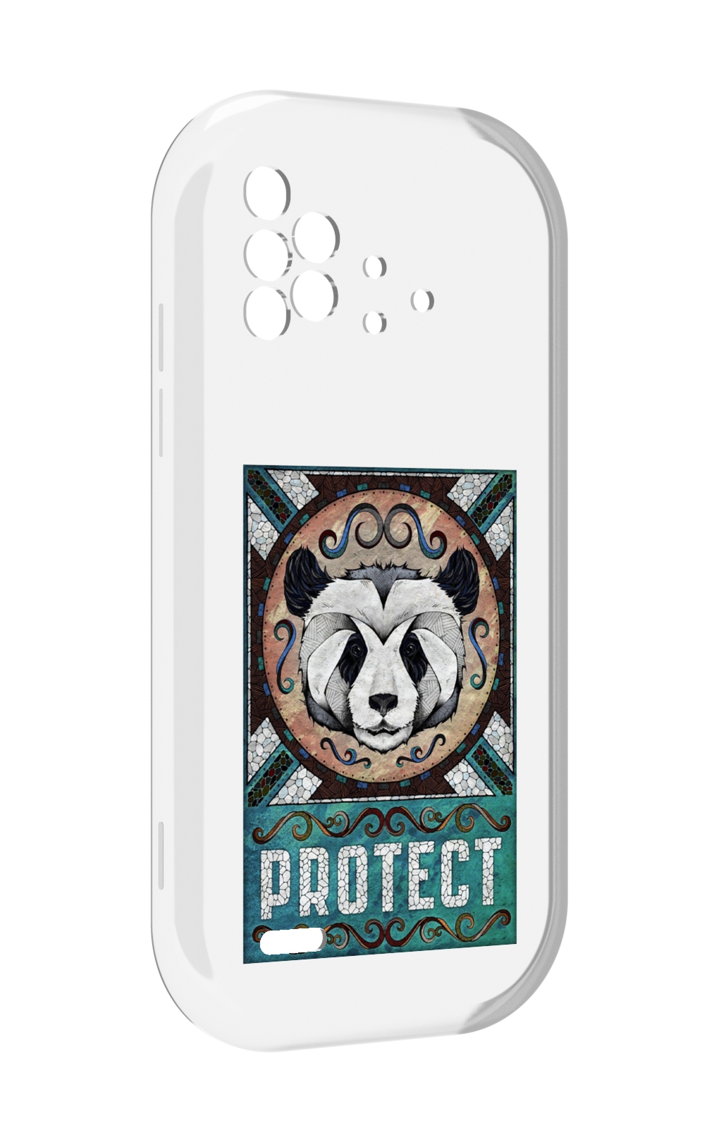 

Чехол MyPads защита панды для UMIDIGI Bison X10 / X10 Pro, Прозрачный, Tocco