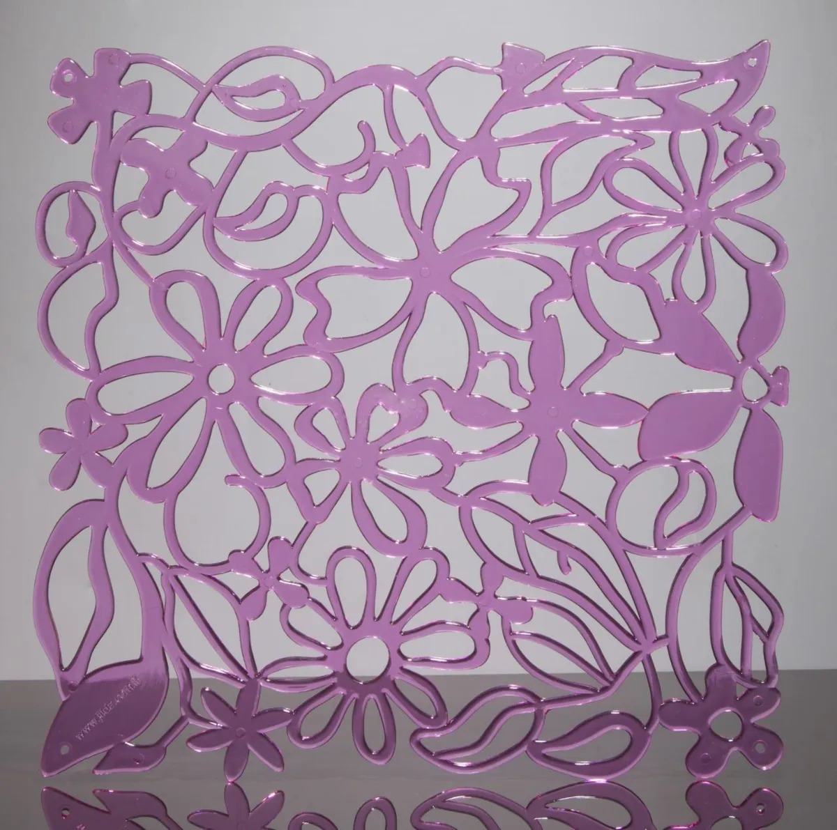Комплект декоративных панелей Jilda Цветы K/NZ108Pink, цвет розовый