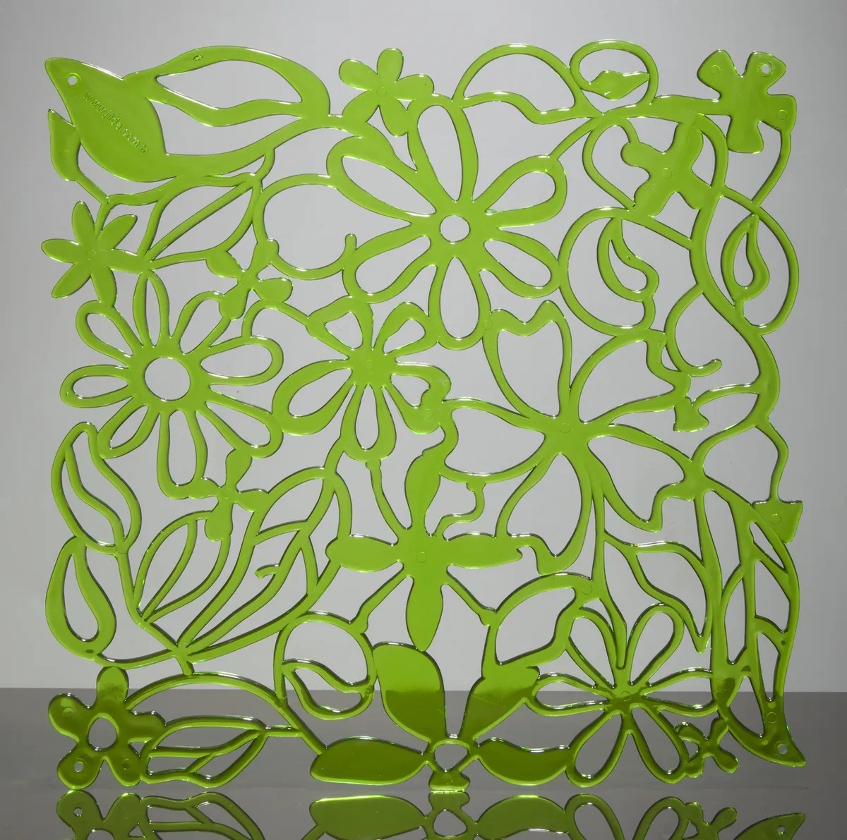Комплект декоративных панелей Jilda Цветы K/NZ107Green, цвет зеленый