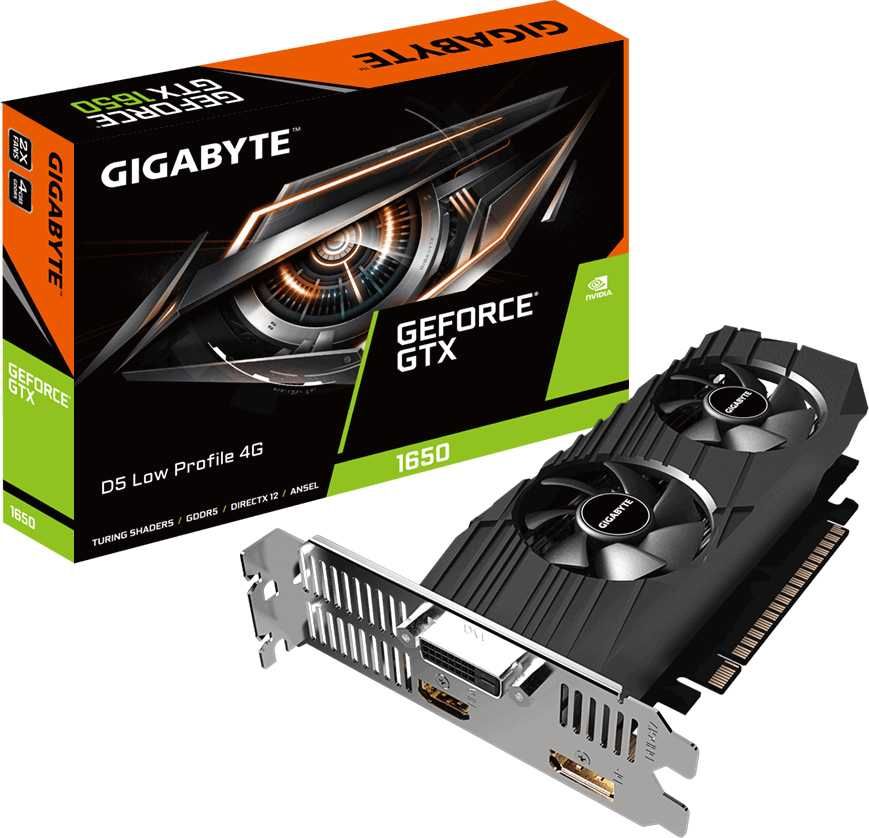 фото Видеокарта gigabyte nvidia geforce gtx 1650 d5 lp (gv-n1650d5-4gl)