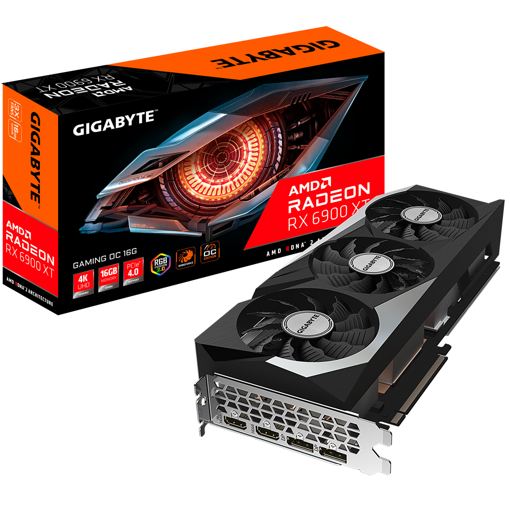 фото Видеокарта gigabyte amd radeon rx 6900 xt gaming oc (gv-r69xtgaming oc-16gd)