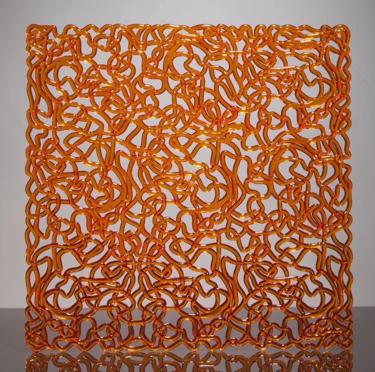 Комплект декоративных панелей Jilda Паутина K/PL310Orange, оранжевый