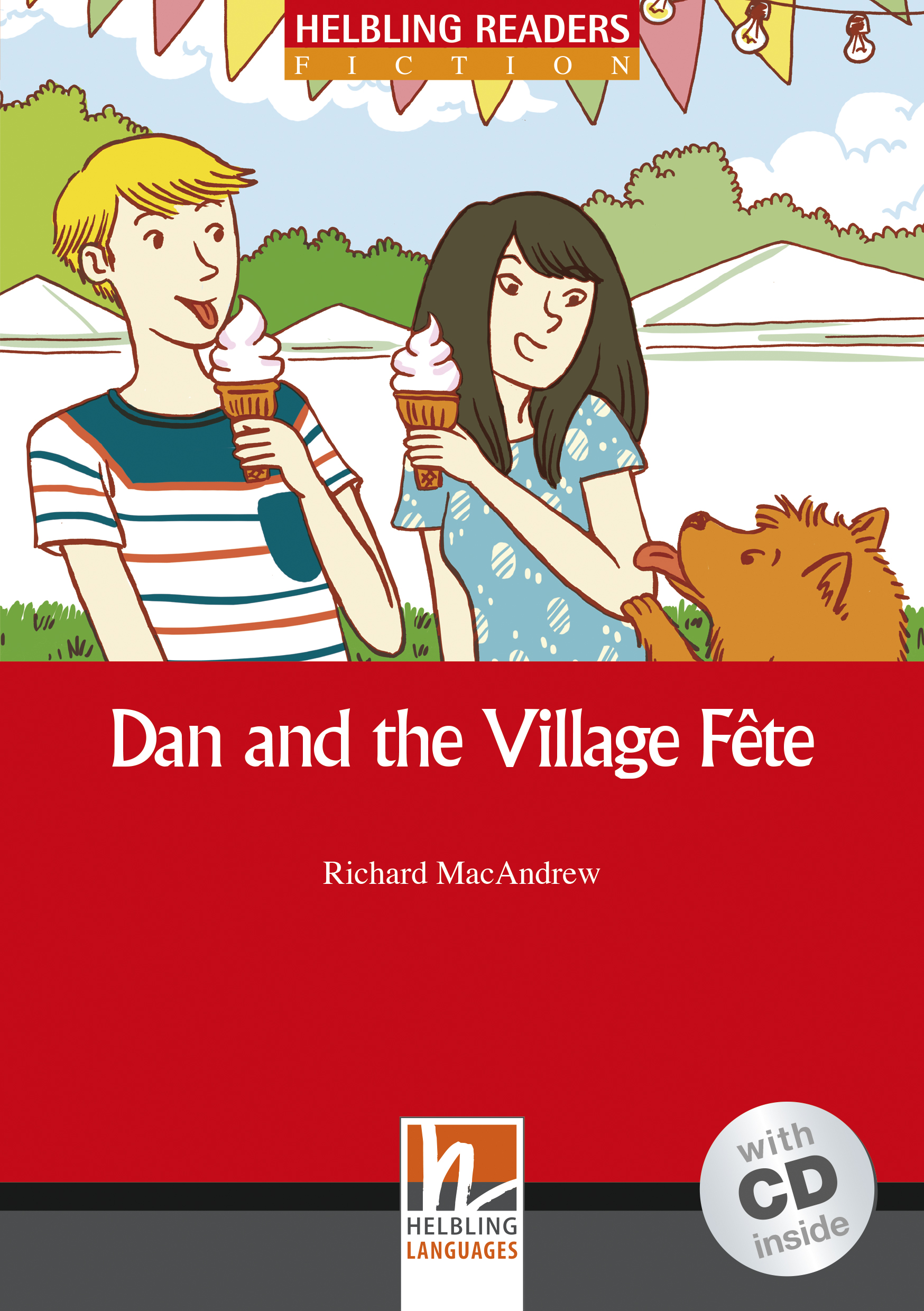 фото Книга red series fiction level 1: dan and the village fete + cd helbling languages