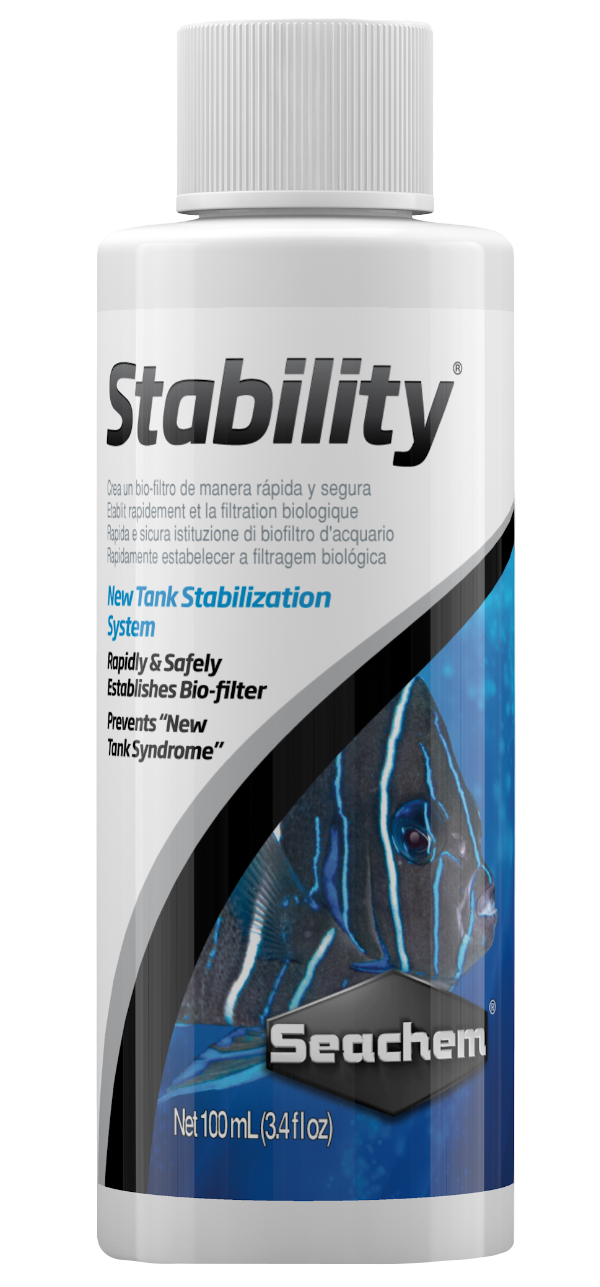 

Бактерии Seachem Stability для аквариумов, 100 мл, Живые бактерии Seachem Stability для аквариумов, 100 мл