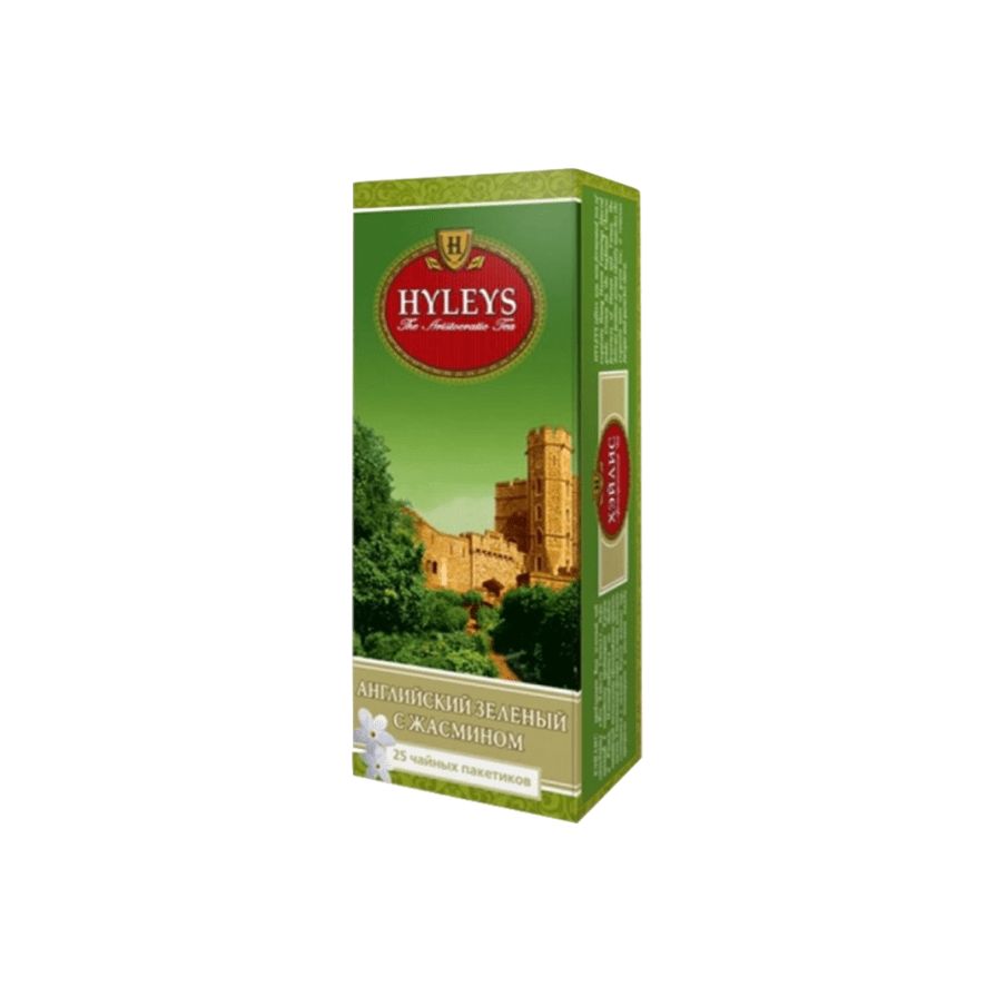 Зеленый чай HYLEYS зеленый с жасмином, 25 пакетиков