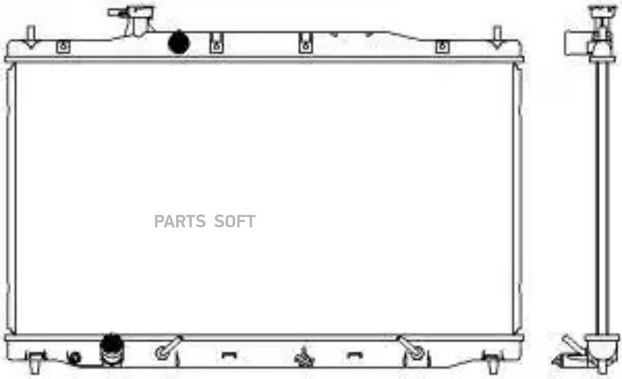 

Радиатор Honda Cr-V 2.4 A/T 06-12 Sakura 32118507