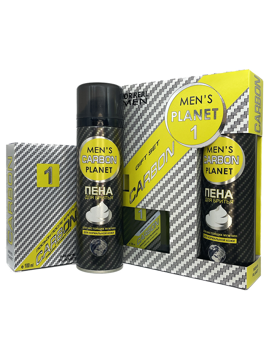 Набор мужской Фестива Men`s Planet Carbon liss kroully набор women пена для ванн восстанавливающая крем для рук