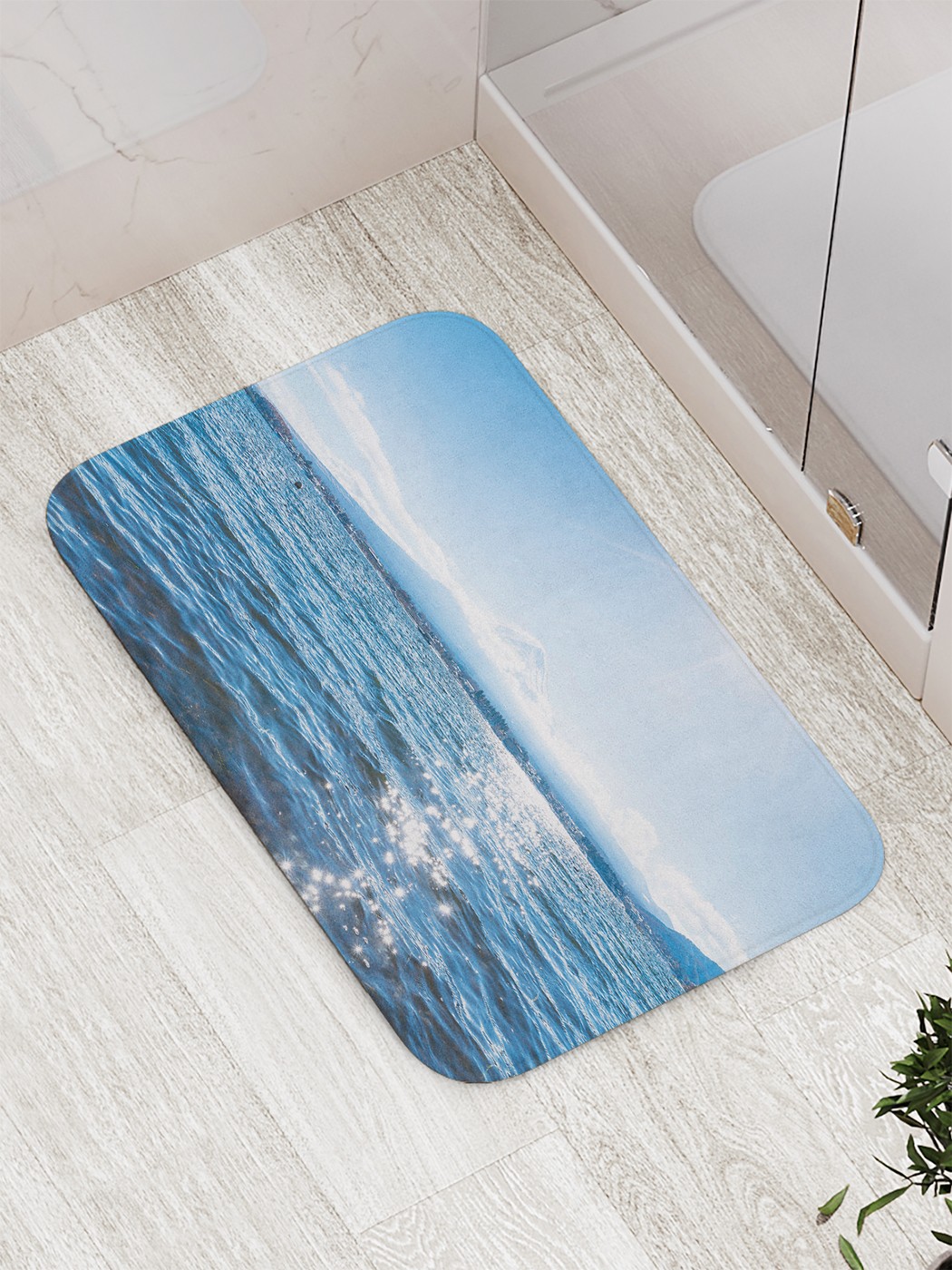

Коврик противоскользящий для ванной, сауны, бассейна, 77х52 см bath_88914 JoyArty
