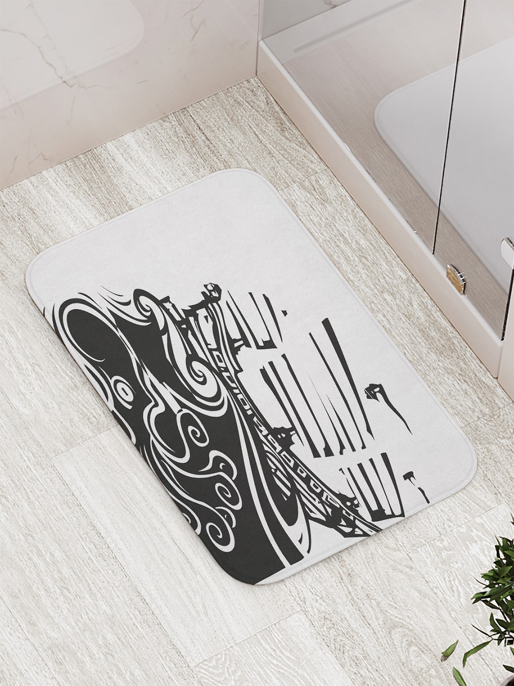 

Коврик противоскользящий для ванной, сауны, бассейна, 77х52 см bath_88773 JoyArty