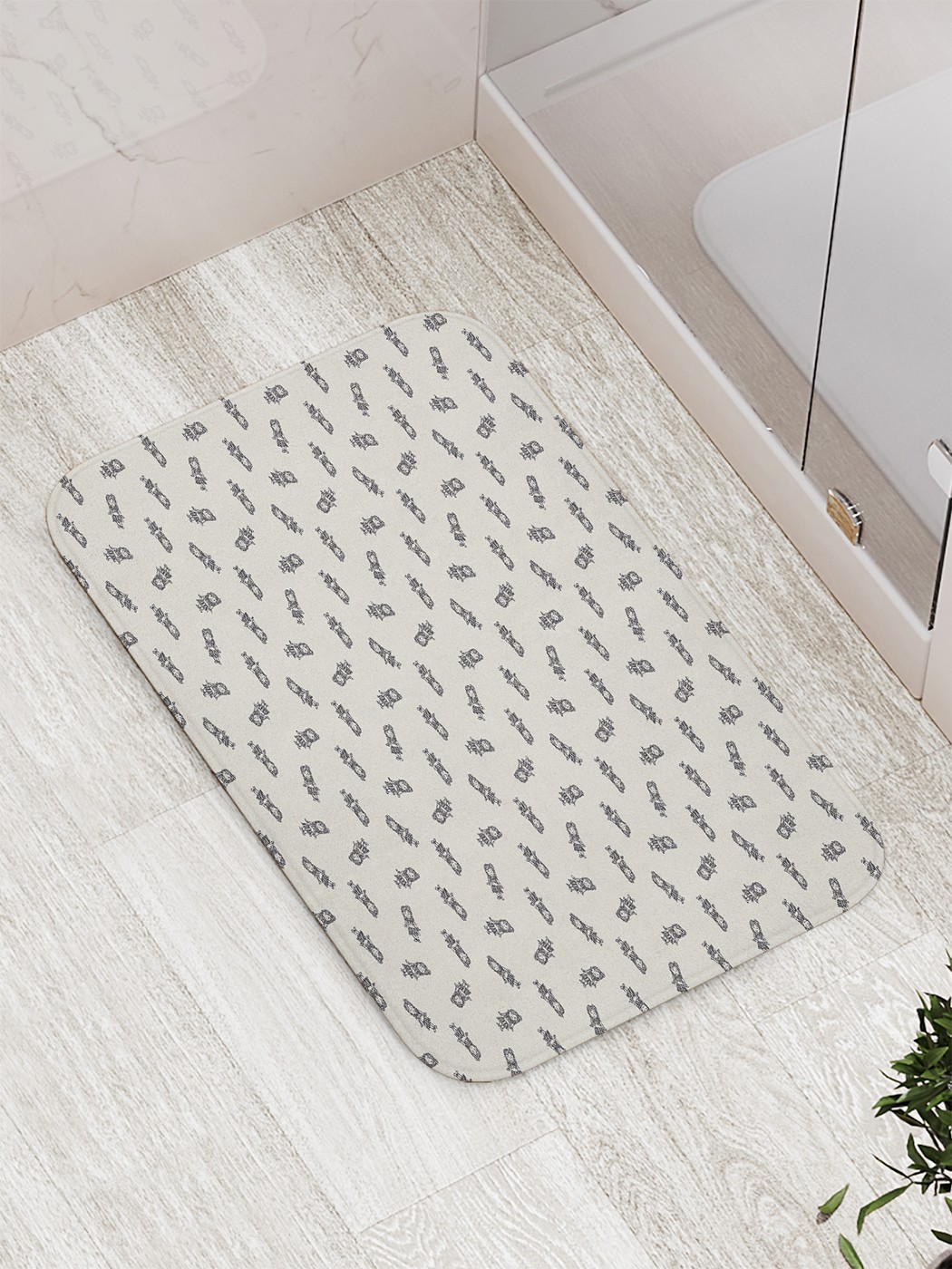 

Коврик противоскользящий для ванной, сауны, бассейна, 77х52 см bath_88709 JoyArty