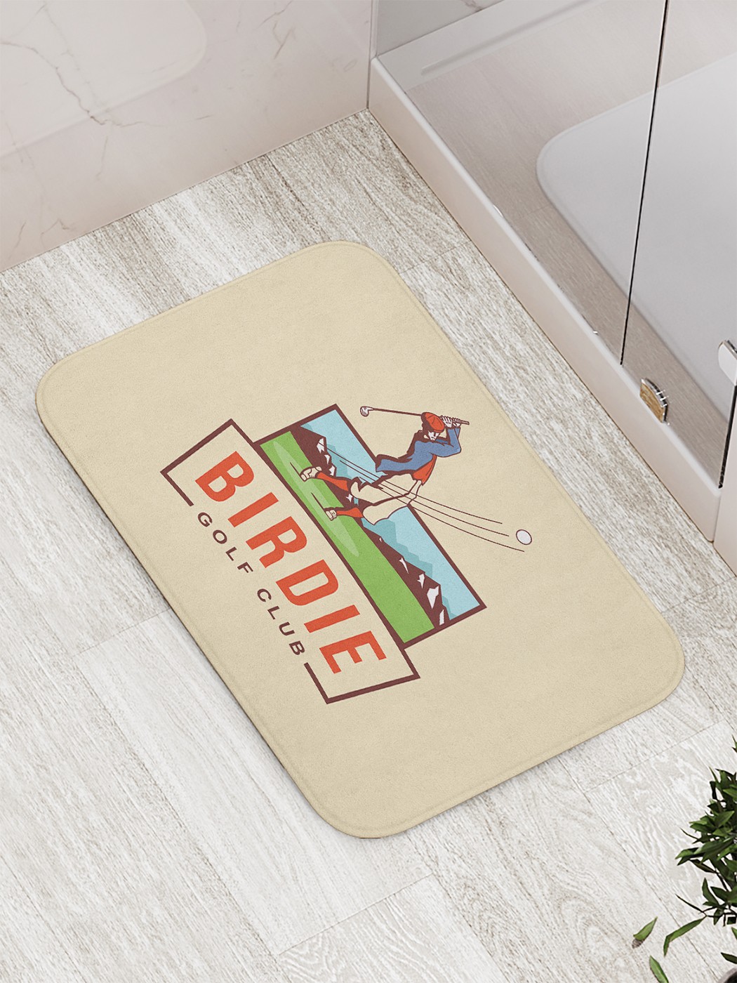

Коврик противоскользящий для ванной, сауны, бассейна, 77х52 см bath_88664 JoyArty