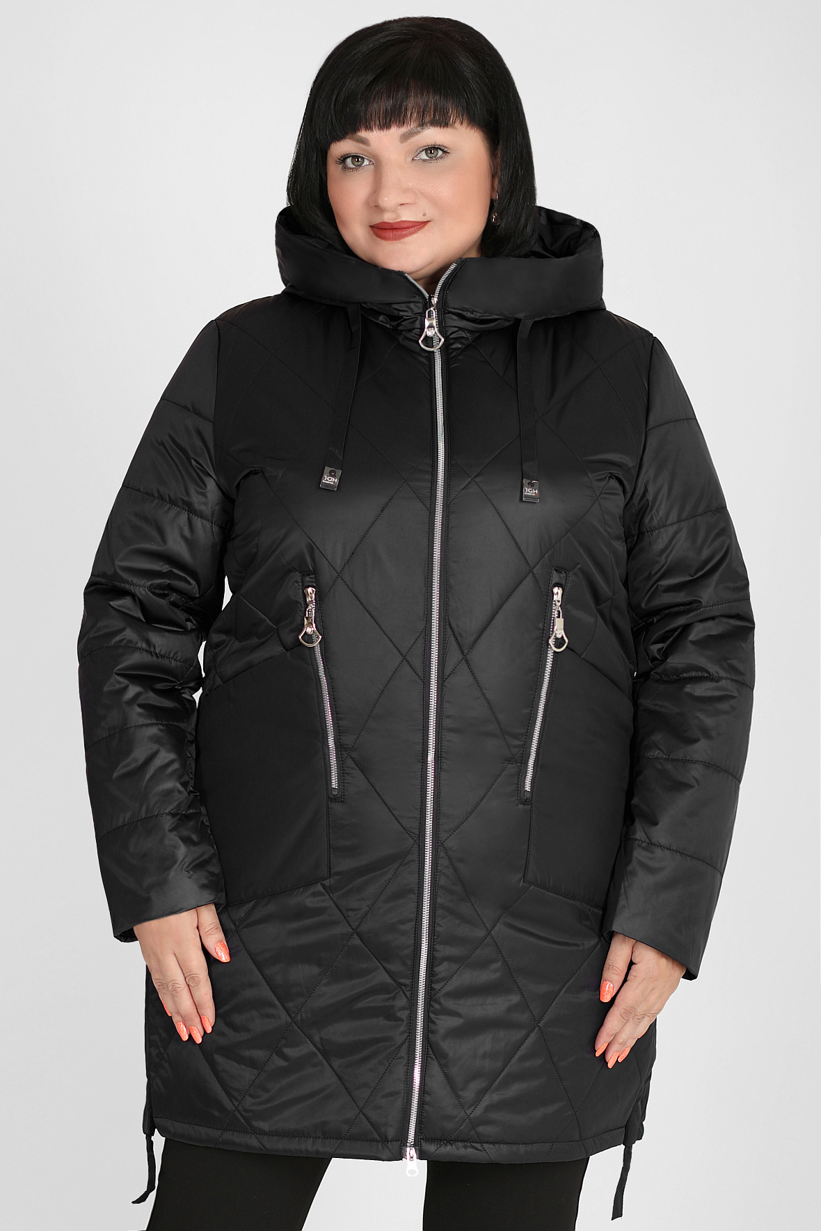 

Куртка женская AlmondShop 02У-53 5211.С2 черная 56 RU, 02У-53 5211.С2