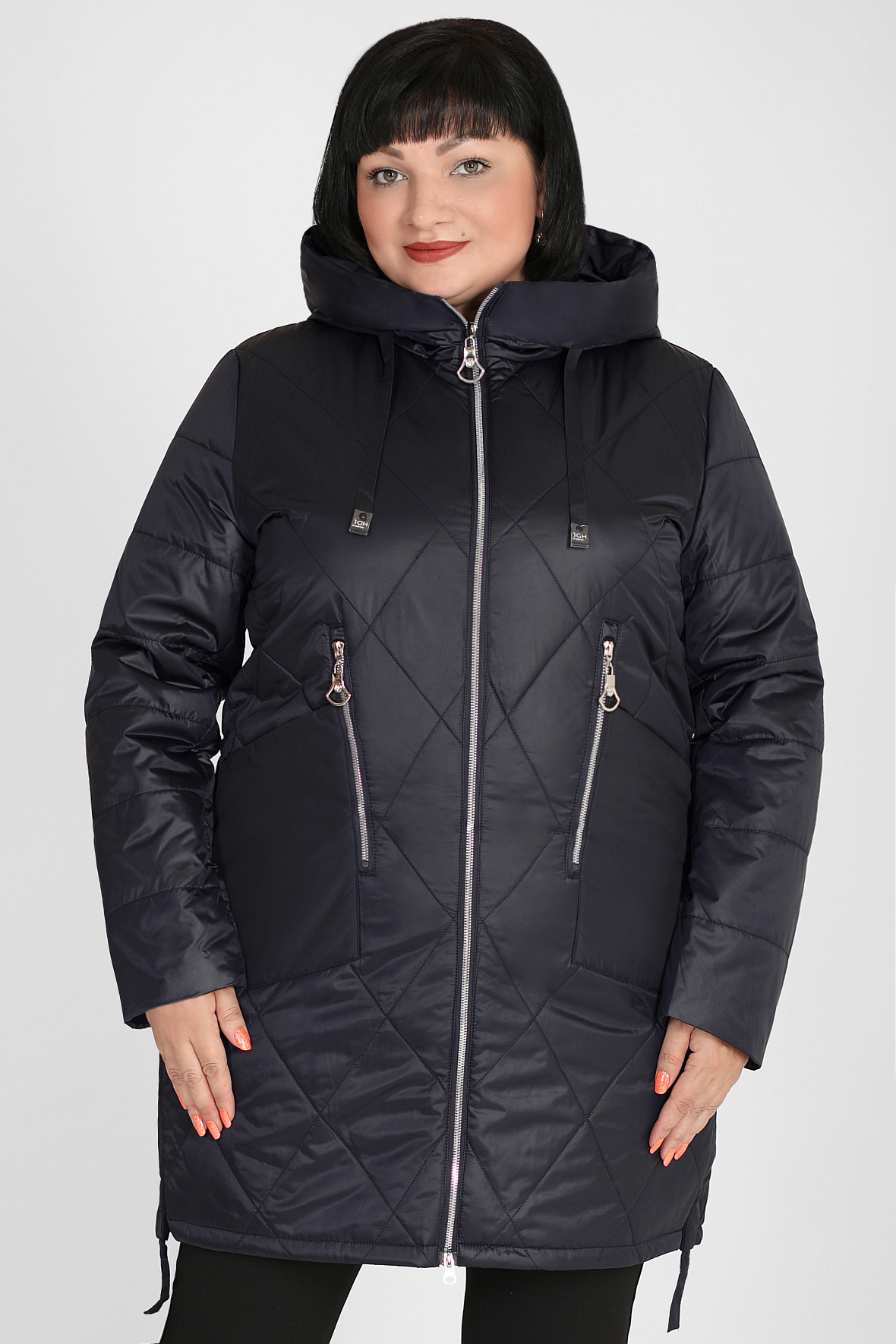 

Куртка женская AlmondShop 02У-53 5211.С1 синяя 58 RU, 02У-53 5211.С1