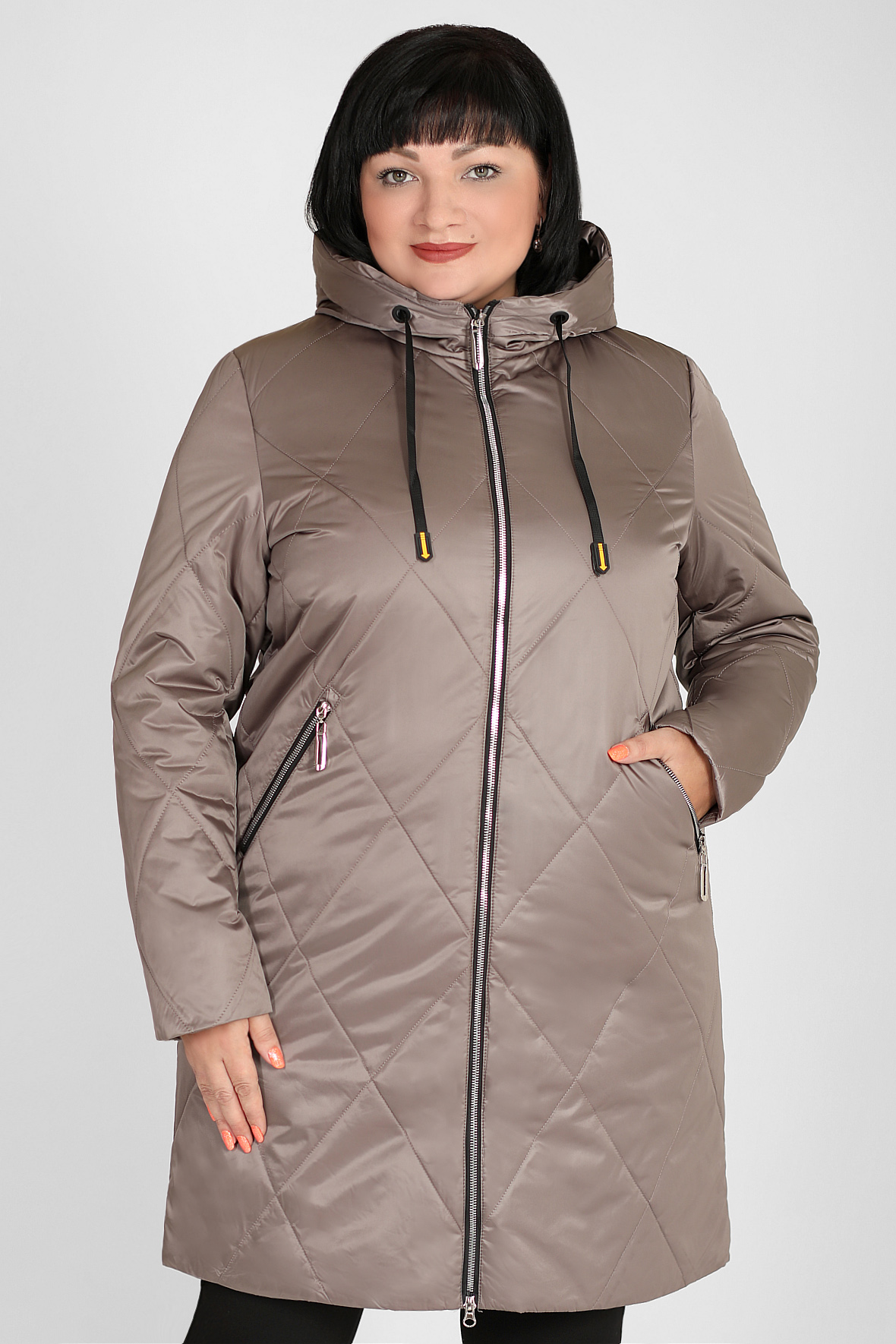 

Пальто женское AlmondShop 02У-53 123.С1 коричневое 52 RU, 02У-53 123.С1