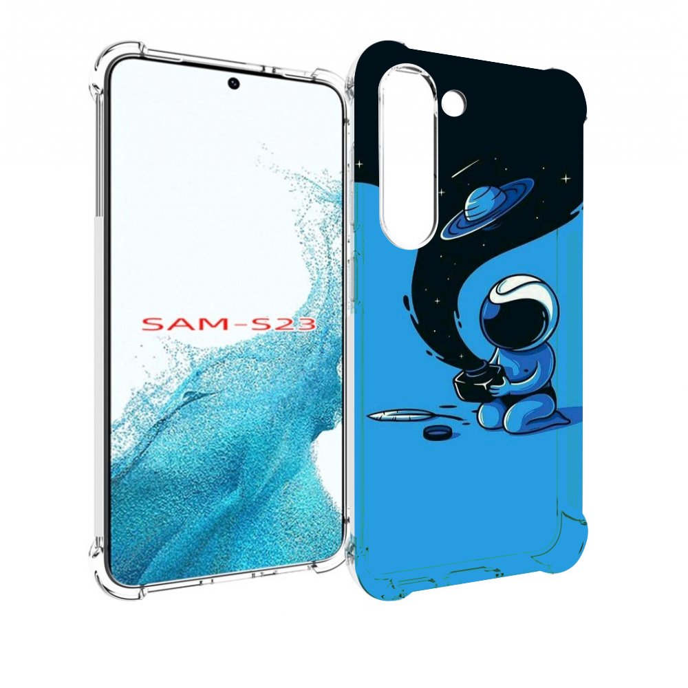 

Чехол MyPads космос из черной краски для Samsung Galaxy S23, Прозрачный, Tocco