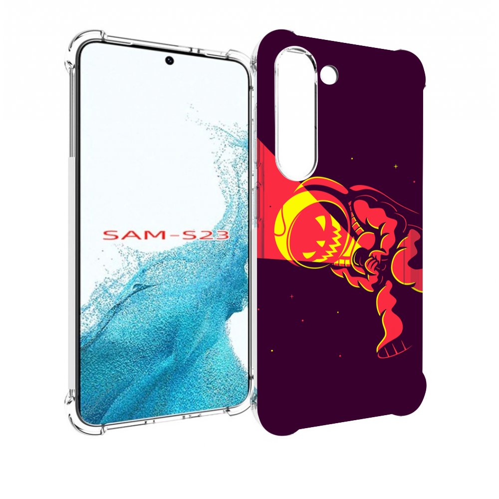 

Чехол MyPads космонавт-в-хеллуин для Samsung Galaxy S23, Прозрачный, Tocco