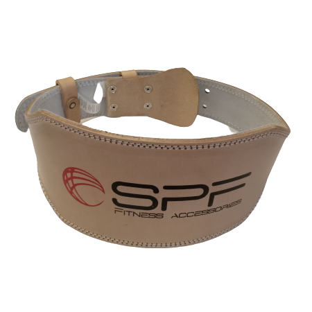 

Пояс тяжелоатлетический широкий бежевый HSF-401 SPF Fitness размер L