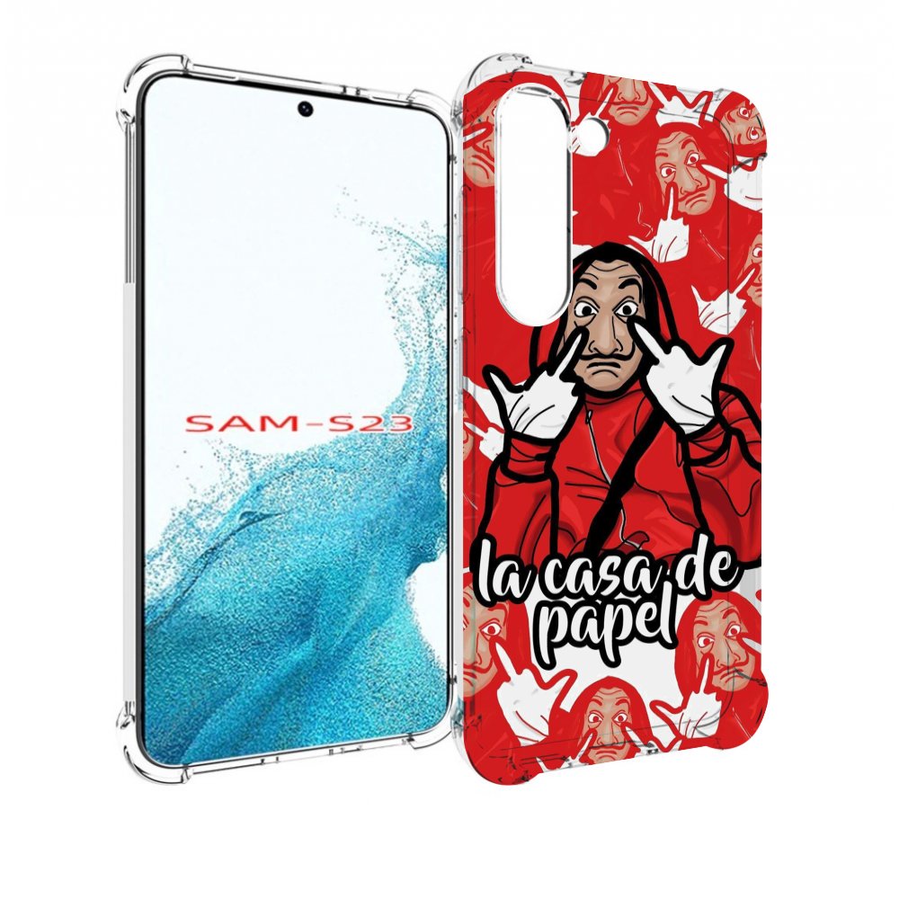 

Чехол MyPads комикс-бумажный-дом для Samsung Galaxy S23, Прозрачный, Tocco