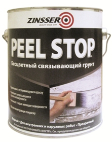 Акриловая грунтовка виниловая Zinsser Peel Stop на водной основе