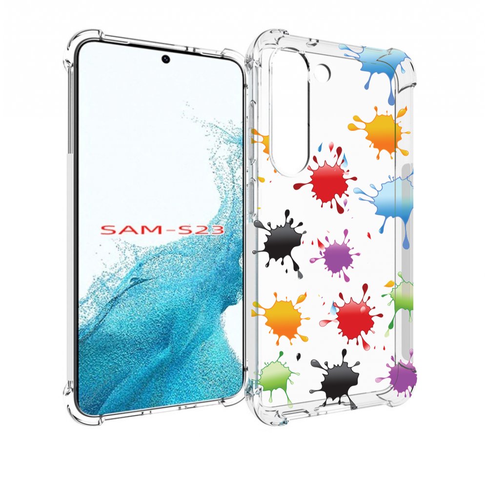 

Чехол MyPads кляксы для Samsung Galaxy S23, Прозрачный, Tocco