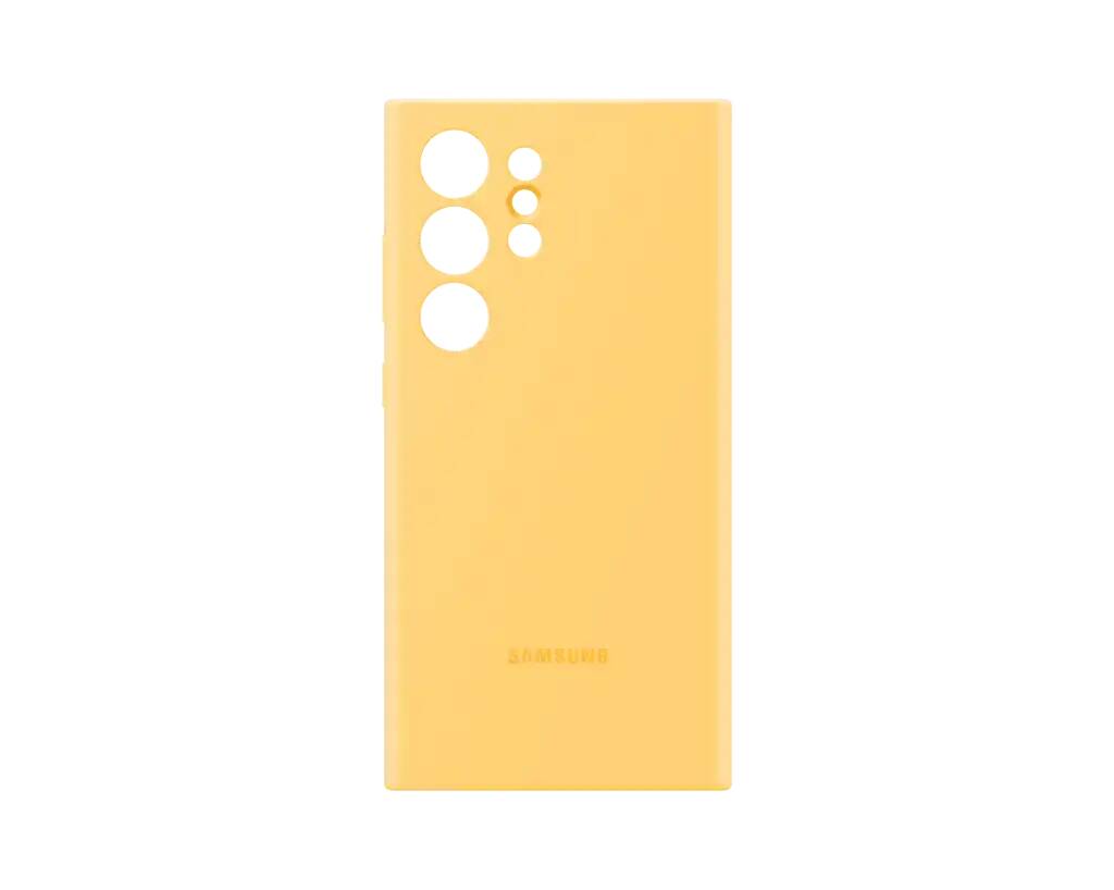 Чехол Samsung Silicone Case S24 Ultra Yellow