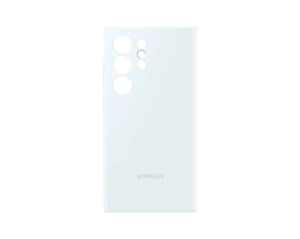 Чехол Samsung Silicone Case S24 Ultra White