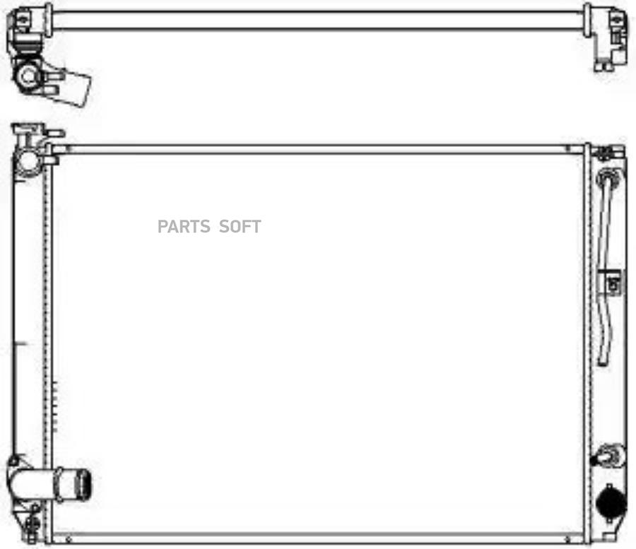 

Радиатор Lexus Rx350 06- Sakura 32718501
