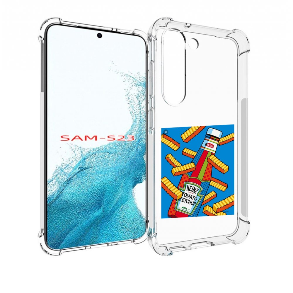 

Чехол MyPads картошка с соусом для Samsung Galaxy S23, Прозрачный, Tocco