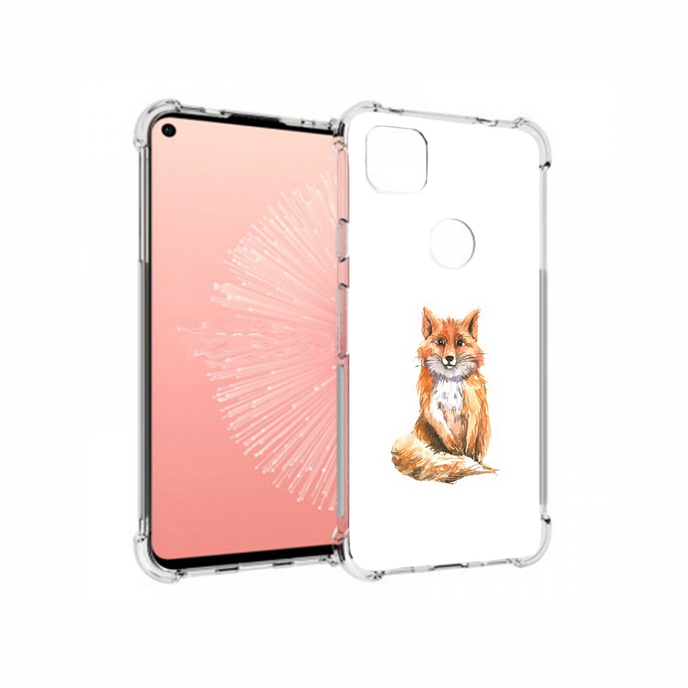 

Чехол MyPads Tocco для Google Pixel 4A детская лиса, Прозрачный, Tocco