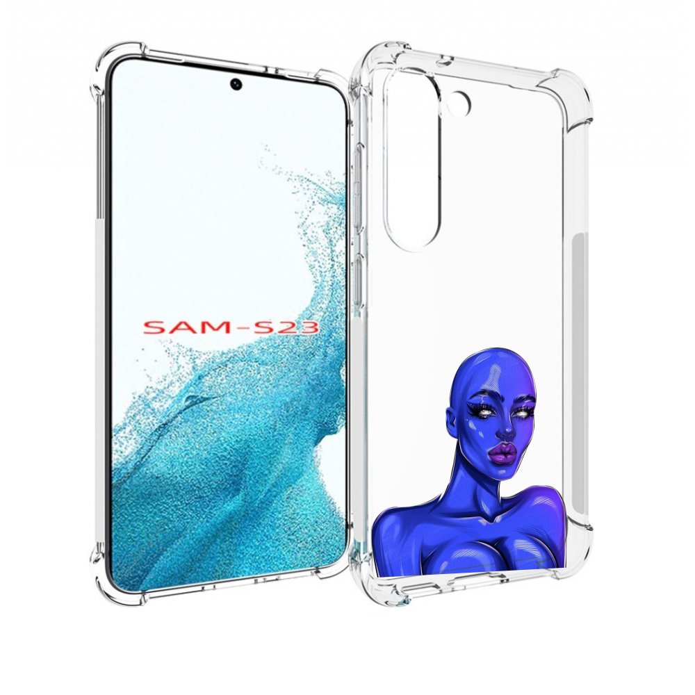 

Чехол MyPads инопланетянка для Samsung Galaxy S23, Прозрачный, Tocco
