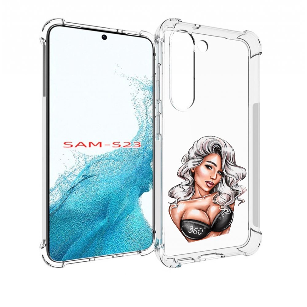 

Чехол MyPads ивлеева-рисунок женский для Samsung Galaxy S23, Прозрачный, Tocco