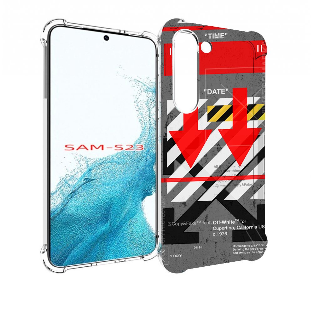 

Чехол MyPads знаки-логотипы для Samsung Galaxy S23, Прозрачный, Tocco