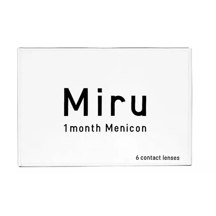 Контактные линзы Miru 1 month Menicon мягкие 6 линз R 86 -600 3350₽