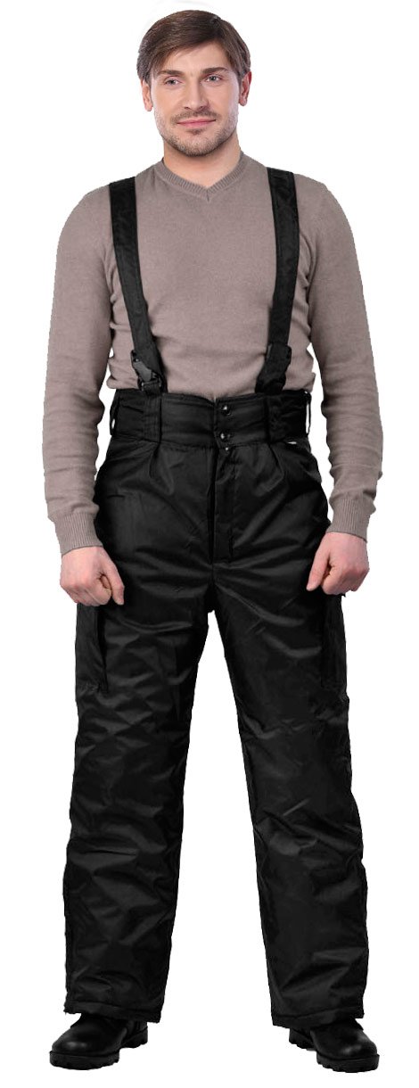 Брюки рабочие мужские Ursus БРЮ601-280 черный 44-46 RU, 182-188 см