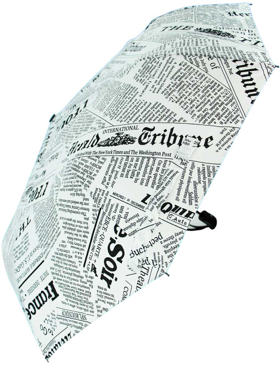 

Зонт складной женский полуавтоматический RainBrella 181-9 белый, 181-9