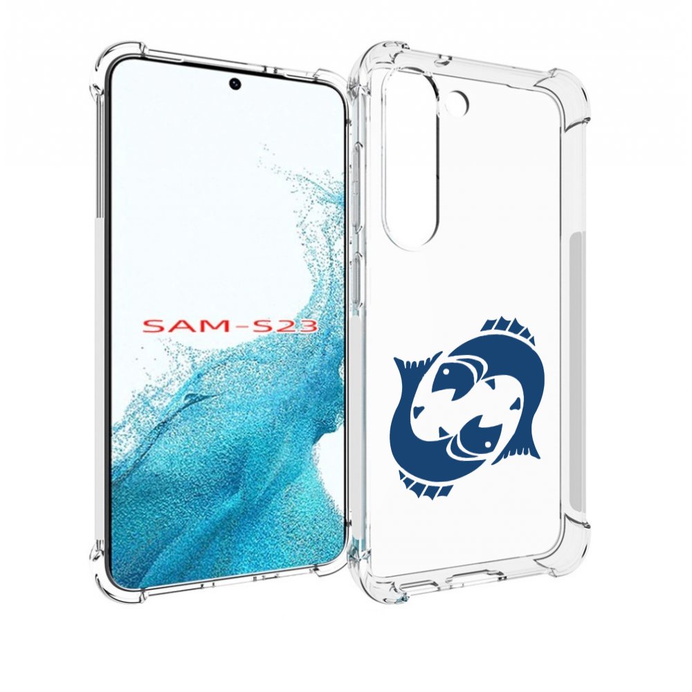 

Чехол MyPads знак-зодиака-рыбы-7 для Samsung Galaxy S23, Прозрачный, Tocco