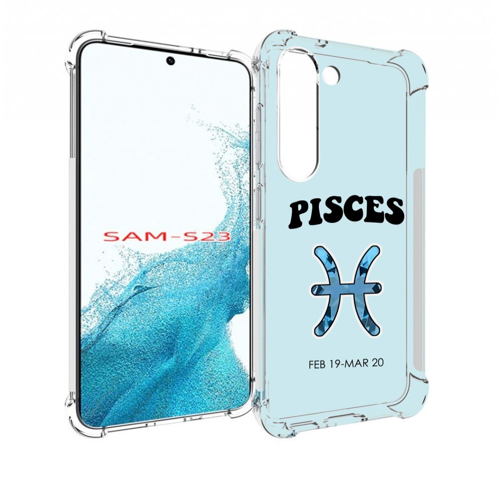 

Чехол MyPads знак-зодиака-рыбы-3 для Samsung Galaxy S23, Прозрачный, Tocco
