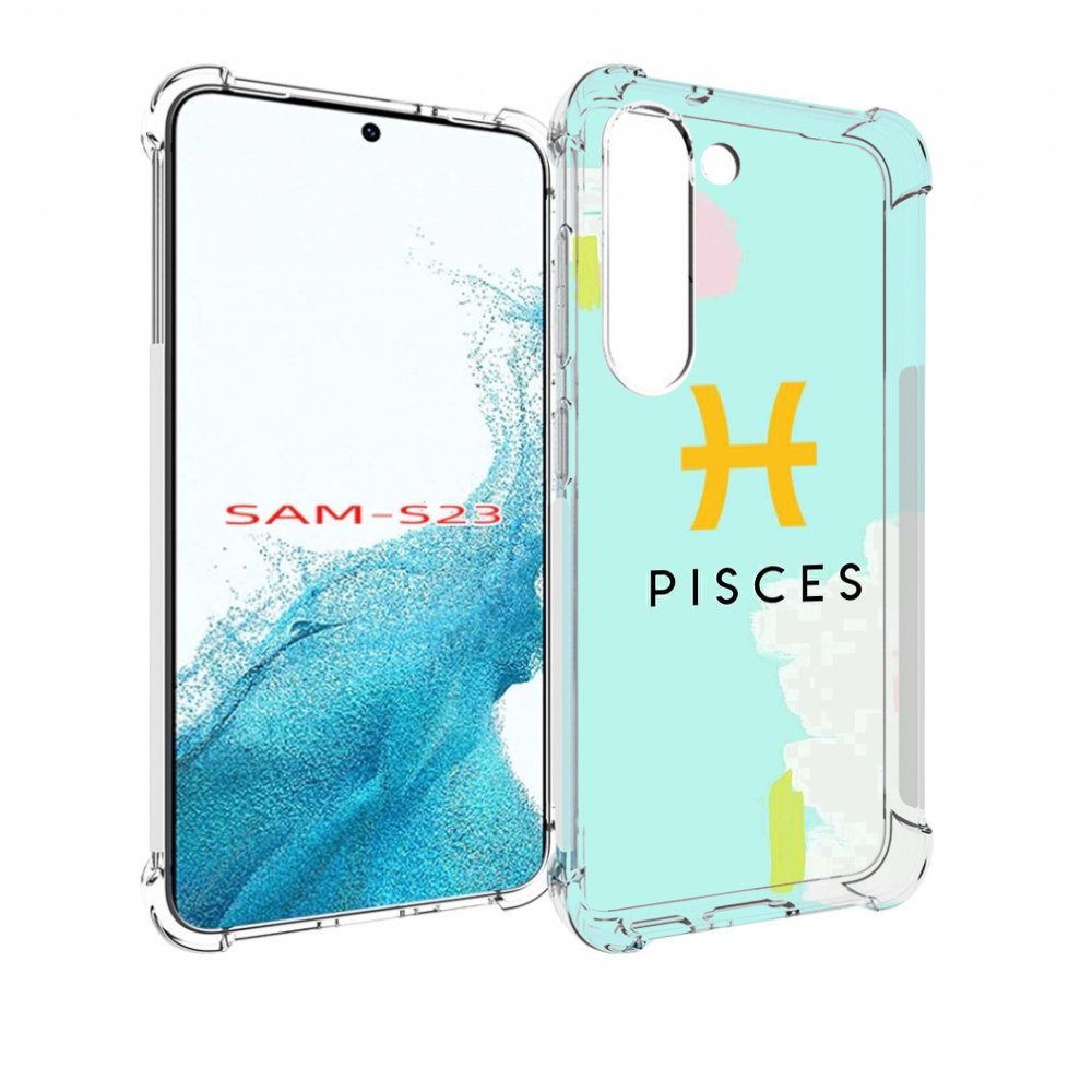 

Чехол MyPads знак-зодиака-рыбы-2 для Samsung Galaxy S23, Прозрачный, Tocco