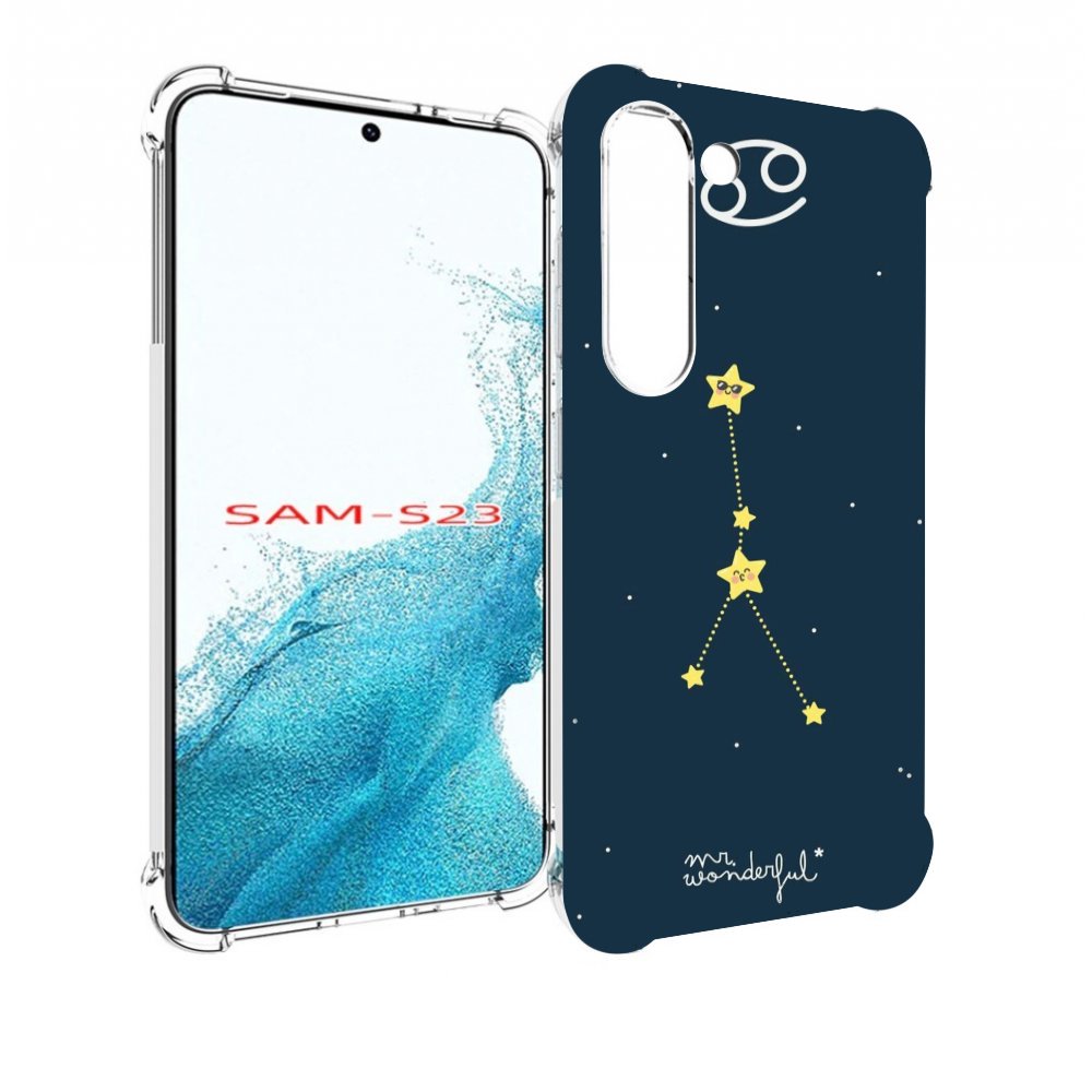 

Чехол MyPads знак-зодиака-рак-3 для Samsung Galaxy S23, Прозрачный, Tocco