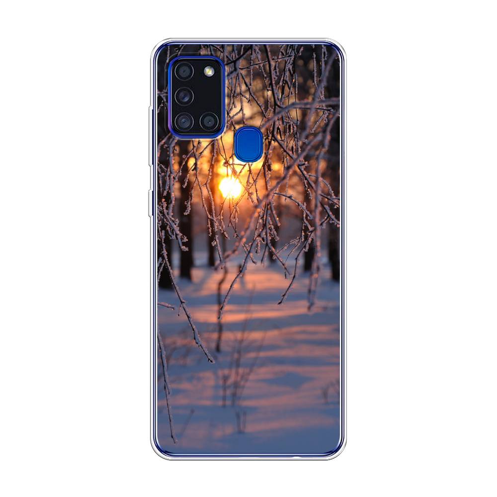 

Чехол на Samsung Galaxy A21s "Зима 7", Оранжевый;розовый;черный, 2100250-2