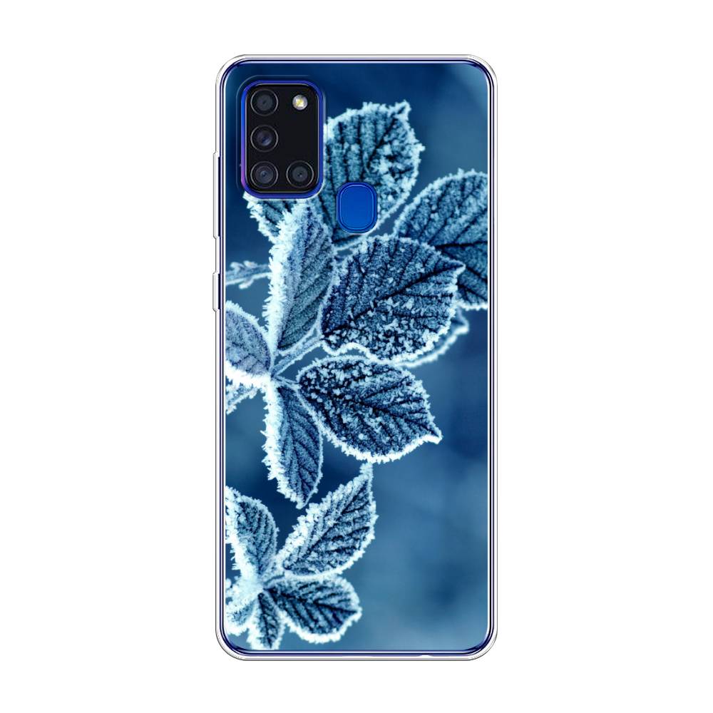 

Чехол на Samsung Galaxy A21s "Зима 6", Голубой;белый, 2100250-2