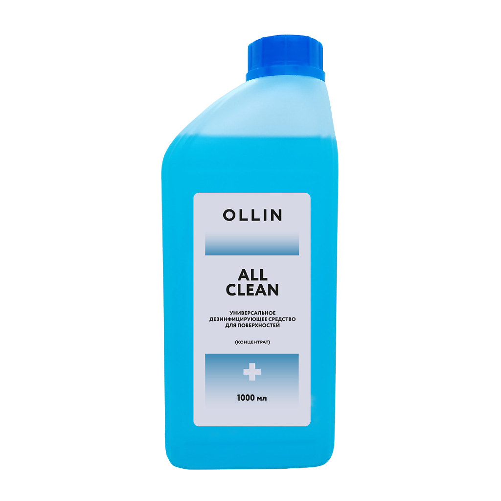 Средство для поверхностей Ollin Professional All Clean универсальное, дезинфицирующее 1 л