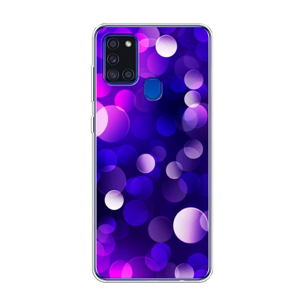 

Чехол на Samsung Galaxy A21s "Абстракция 27", Фиолетовый, 2100250-3