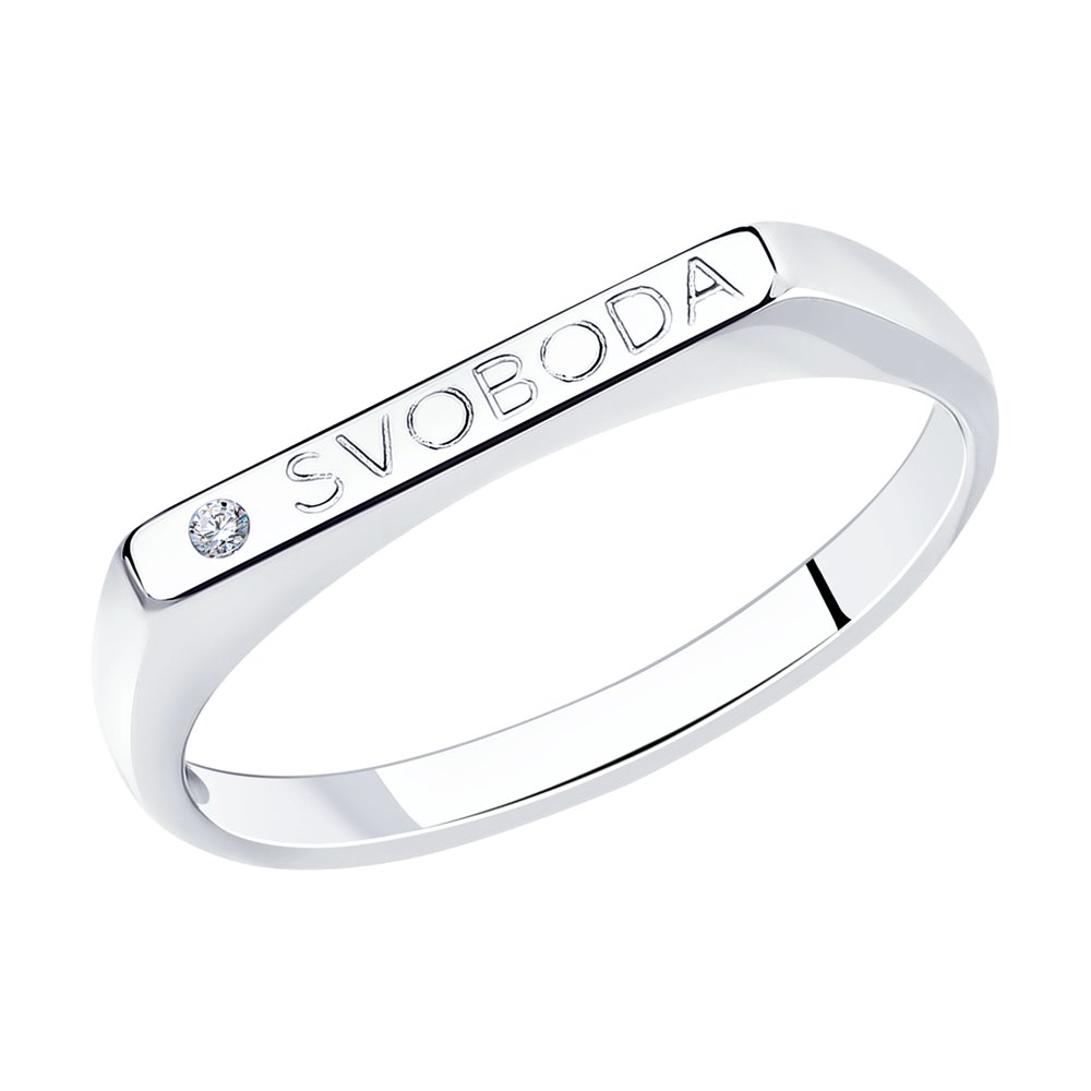 

Кольцо из серебра р. 18 SOKOLOV 94013490, фианит, 94013490